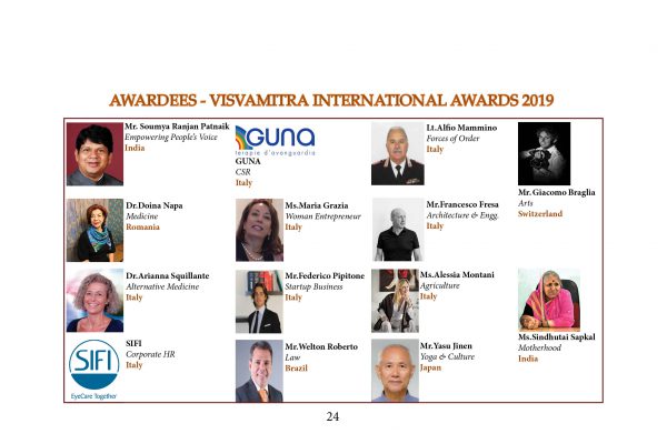 Visvamitra Awardees 2019